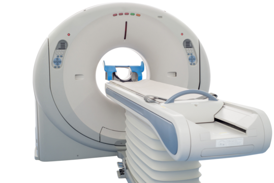 Isolated MRI scanner. Magnetic resonance imaging