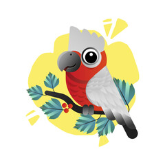 vector illustration of a cute...