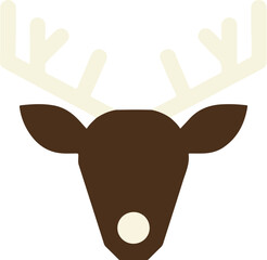 Majestic deer silhouette in a natural setting