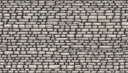 Obraz premium Stylized Stone Wall Texture with Hand-Drawn Effect and Subtle Shading