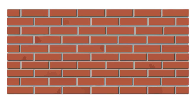 Detailed brickwork texture showcasing a robust red hue and precise geometric arrangement suitable for design projects or architectural visualizations