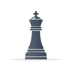 Fototapeta premium Chess King Piece Symbolic of Strategy Tactics and Victory Strategic Decision Making Royalty and Intellectual Games