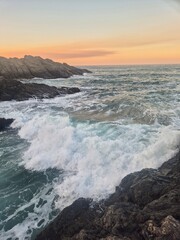 Sinemorets_Bulgaria, Butamyata beach, sunny day on wild coast of the Black Sea.