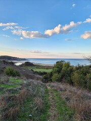Sinemorets_Bulgaria, Butamyata beach, sunny day on wild coast of the Black Sea.