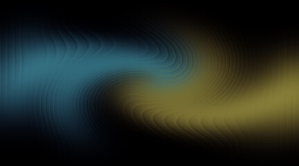 Swirling Abstract Background with Teal and Gold Gradient and Textured Lines image photo