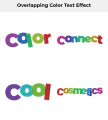 Vibrant Color Connect Designs Featuring Cool Cosmetics on a White Background