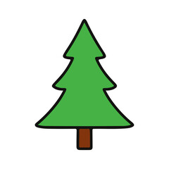Fototapeta premium green christmas tree