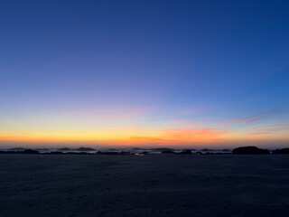 Colorful Sunset on Oregon Coast