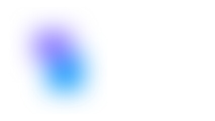Vertical Soft Gradient Blob Transparent PNG: Elongated Blue and Purple Blur Shape