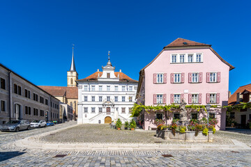 Fototapeta premium Marktplatz, Iphofen, Bayern, Deutschland 