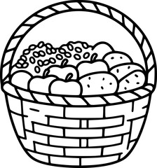 Baked Goods Basket Icon
