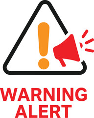 Warning alert banner card