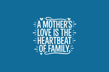 Mother&rsquo;s Heartbeat Love Vector