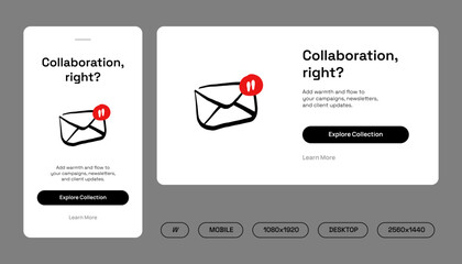 Hand-Drawn Document Illustration &mdash; Website Interface