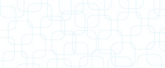 Minimal geometric background. Dynamic blue shapes composition with white lines. Abstract background modern hipster futuristic graphic. Vector.