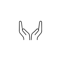 hand symbol vector illustration