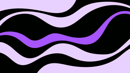 ABSTRACT DARK BACKGROUND WITH HANDDRAWN ORGANIC SHAPES WAVY DESIGN FLAT ORANGE COLOR VECTOR TEMPLATE FOR WALLPAPER, COVER DESIGN