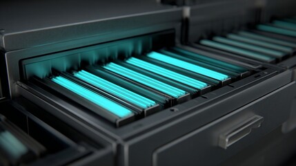 Ultraviolet Uv C Sterilization Lamp in Medical or Laboratory Environment