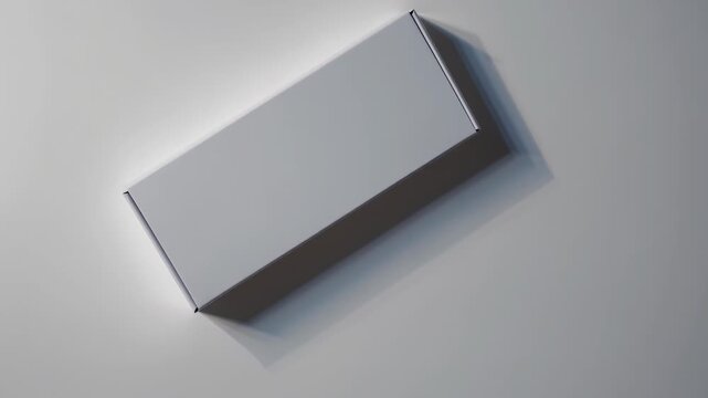 Gray rectangular boxes in a neat grid, casting soft shadows on a light surface, minimalist geometric pattern with repeating rectangles, clean modern backdrop and negative space