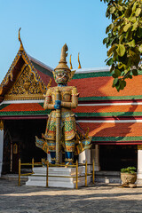 Fototapeta premium Wat Phra Kaew, Temple of the Emerald Buddha, Bangkok, Thailand