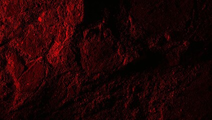 Crimson Shadows, Abstract Texture A Study in Scarlet Hues and Contrasting Darkness.