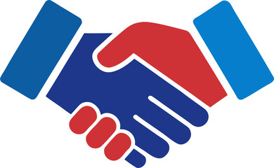 handshake icon vector illustration
