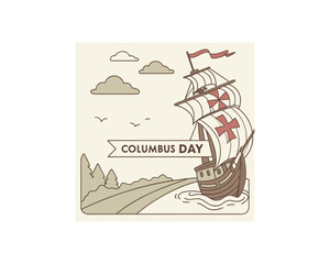 Columbus Day Vector Free SVG Download