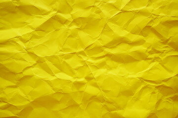 wrinkled paper texture background, yellow paper background