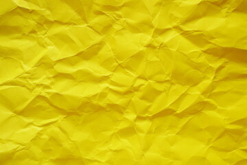 wrinkled paper texture background, yellow paper background