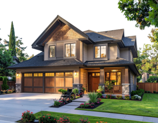 Age friendly home modifications in suburban house with accessible design for elderly