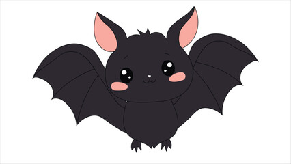  Vampire Bat Flying Vector Illustration