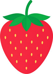 Obraz premium Strawberry Icon Isolated on White Background