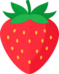 Obraz premium Strawberry Icon Isolated on White Background