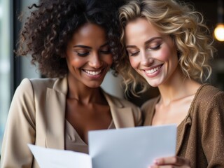 two young women with laptop