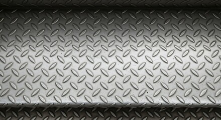 Diamond Plate Steel - Industrial Strength and Textured Surface.