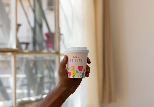 Design Mockup for take away Cup