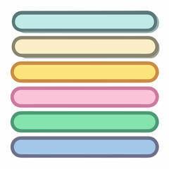 Minimal Signal Bars Outline Icon Design