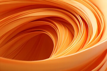 Abstract swirls of warm orange and amber hues create a textured flowing visual symphony of light and shadow