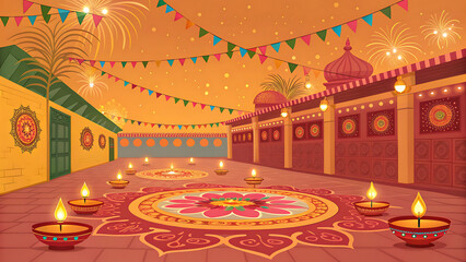 Diwali Festival Background