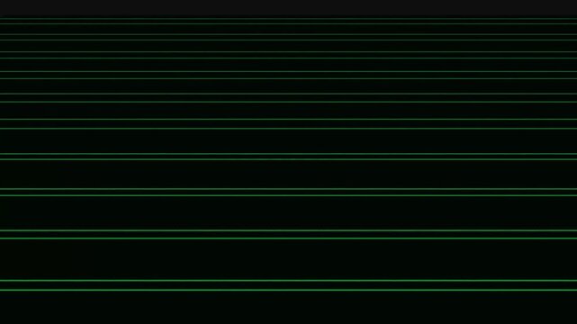 Abstract Green Horizontal Lines on Black Background Perspective Grid image photo. Futuristic Green Horizontal Lines Grid Perspective on Dark Background. Green Grid Abstract Digital Art.
