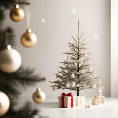 christmas tree and gifts