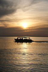 praia palmeiras barco natureza areia paraíso 