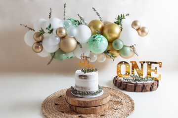 bohemian wood and rustic birthday background