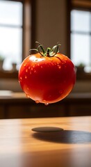 Floating Tomato - A Fresh and Vibrant Culinary Delight.