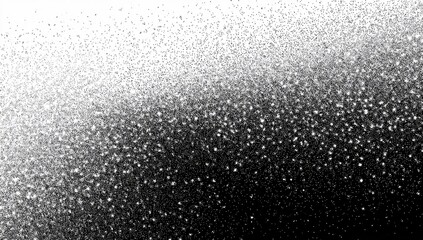 Abstract grayscale glitter gradient