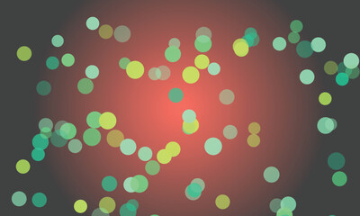 Abstract Circles on Dark Background Modern Minimalist Graphic Design Element