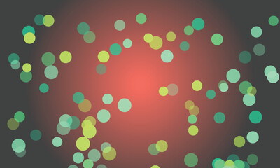 Abstract colorful circles overlapping with dark gray background backdrop wallpaper