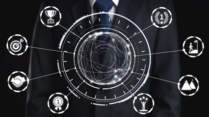 Business achievement involves goal setting, achievement milestones, and achievement recognition....