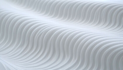 Styrofoam surface with modern wave pattern creating unique visual effects for architectural models or product design applications with smooth flowing lines and contemporary aesthetic qualities