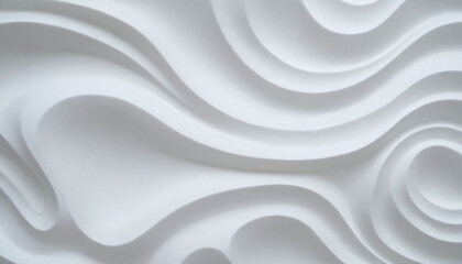 Modern wave pattern texture on styrofoam surface creating unique visual effects for architectural models or product design applications with smooth flowing lines and contemporary aesthetic qualities
